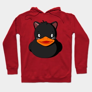 Black Cat Rubber Duck Hoodie